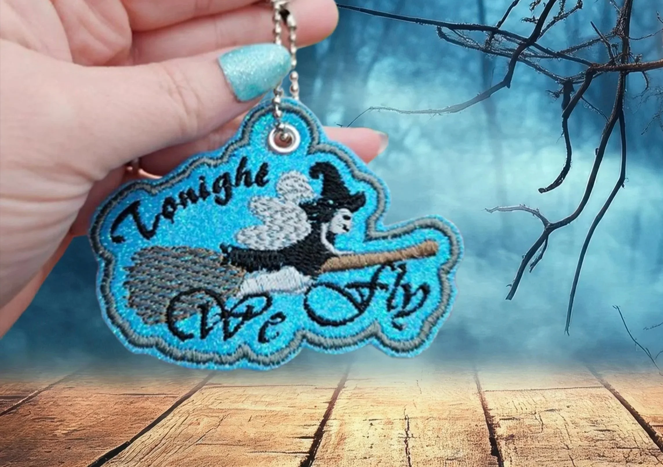 Tonight We Fly Fob Digital Embroidery Design