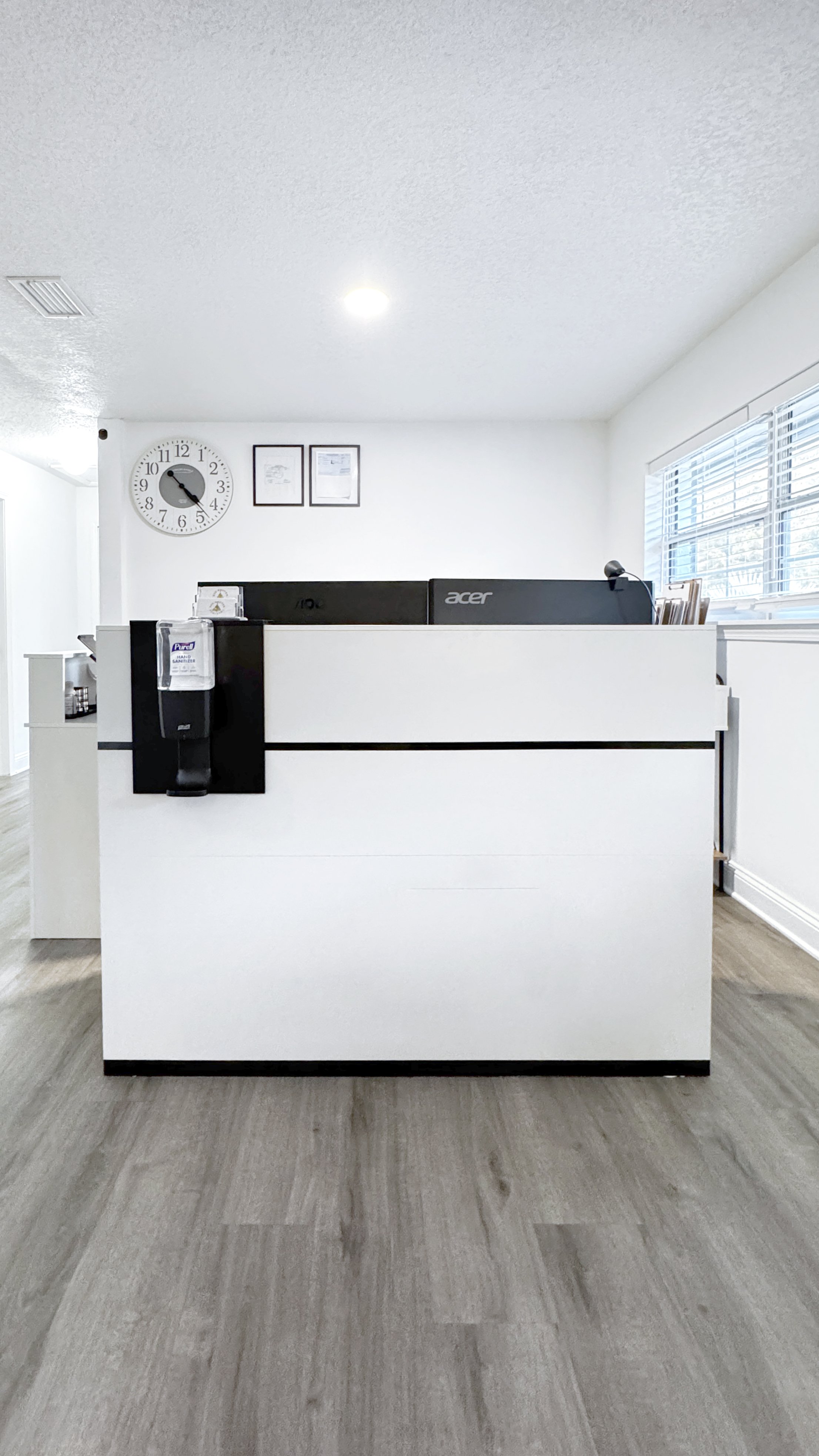 Photo of reception desk