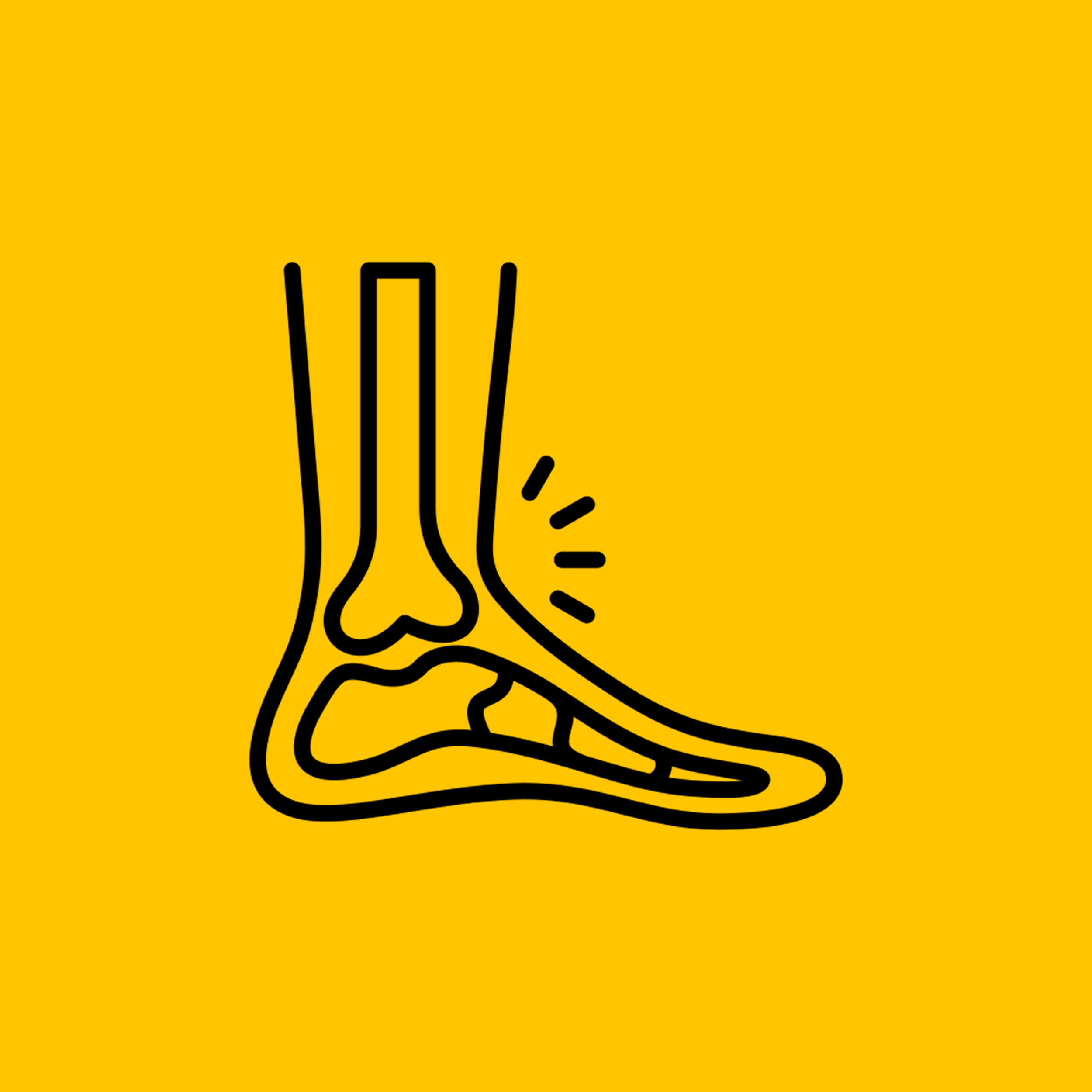 Icon of an achilles pain