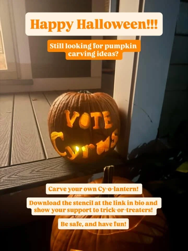 🎃HAPPY HALLOWEEN! CARVE A CY-o-LANTERN! 🎃

Download a Cy-o-lantern stencil from the link in bio! Don&rsquo;t forget to tag us if you make (or see!) a Cy-o-lantern while you&rsquo;re out trick-or-treating! Be safe and have some spook-tacular fun!

#
