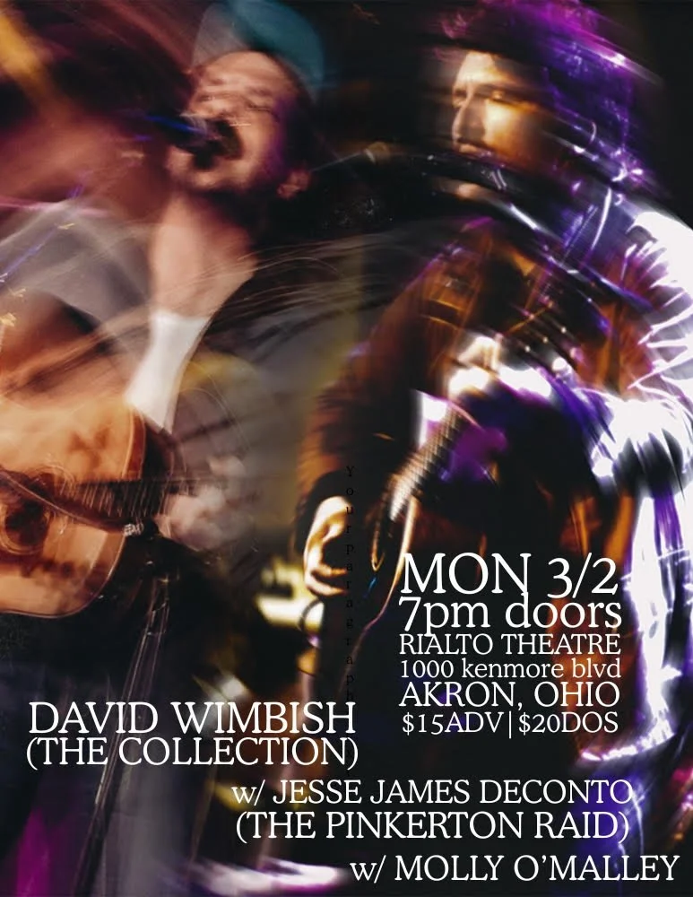 DAVID WIMBISH (THE COLLECTION) / JESSE JAMES DECONTO (THE PINKERTON RAID) / MOLLY O’MALLEY