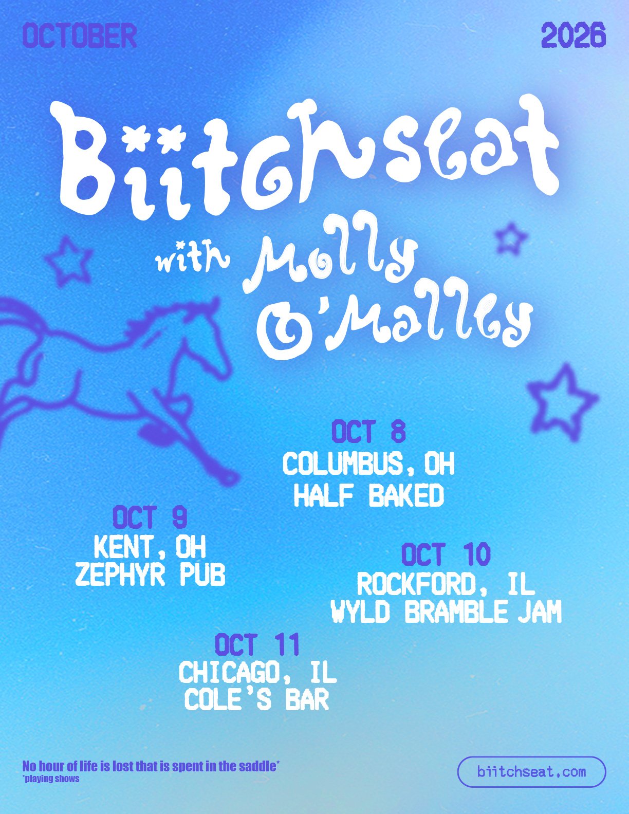 MOLLY O’MALLEY + BIITCHSEAT @ ZEPHYR PUB - KENT, OH