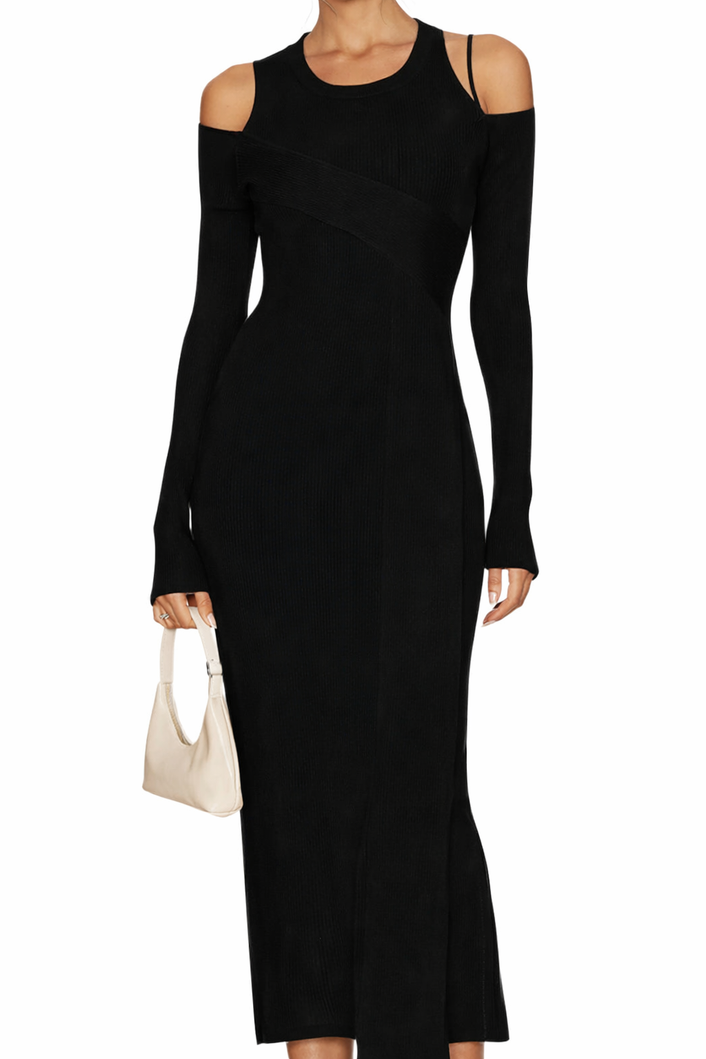 ATOIR Fall Away Dress in black