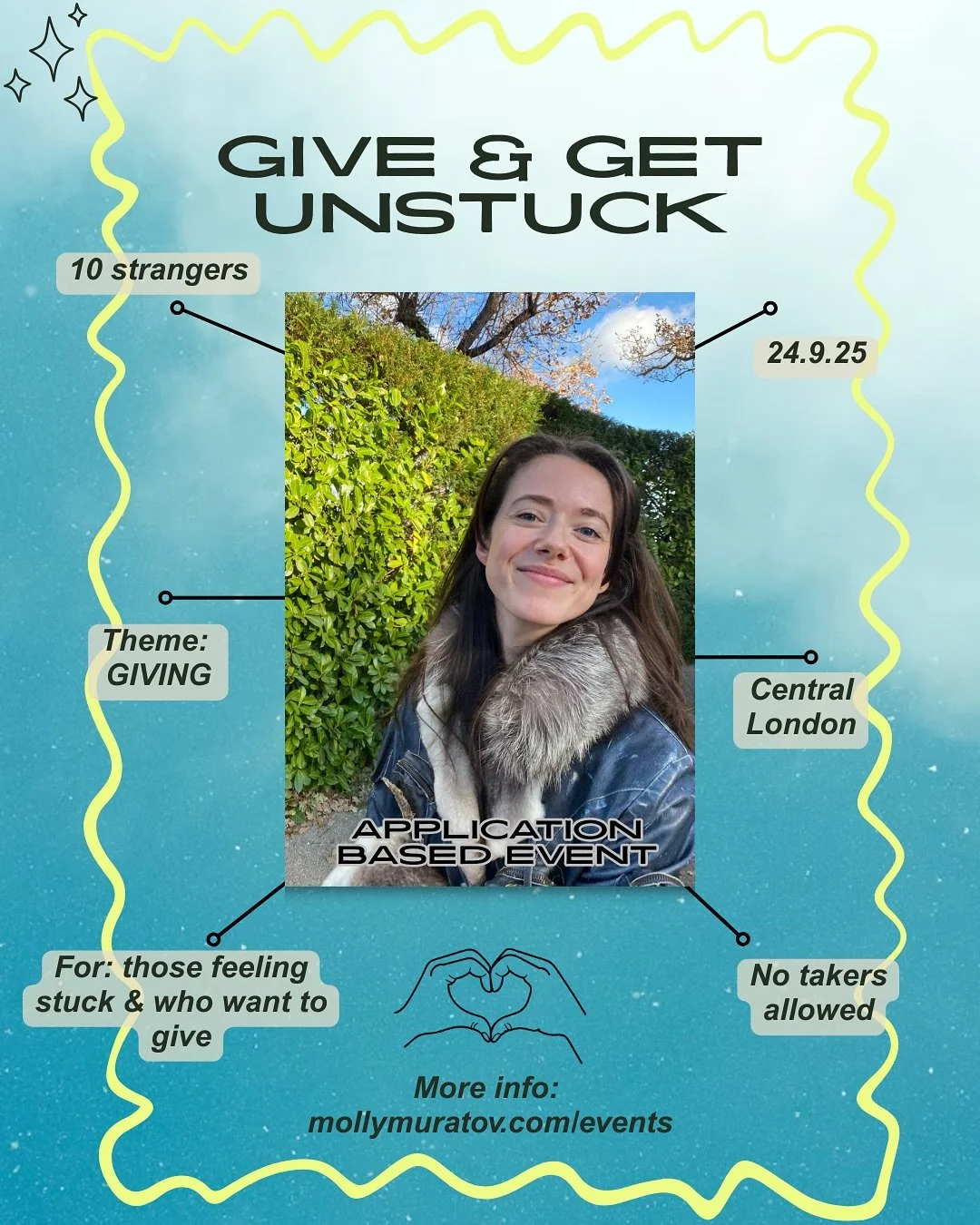 Okaayyy!!! Let&rsquo;s do an event!! 🪐

I am currently reading @adamgrant &lsquo;s book &lsquo;Give and Take&rsquo; which is about ✨GIVERS ✨ People who give in time, opportunities, connections, advice, experience, whatever they can (less focused on 