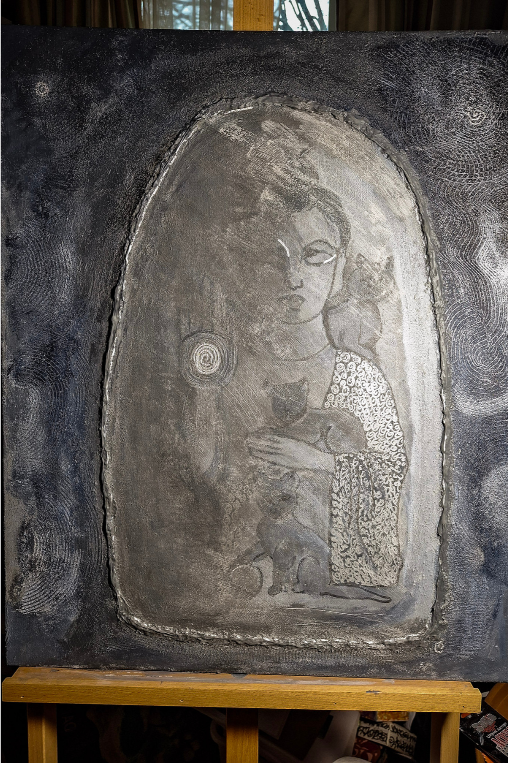 RESONANCE OF PEACE - 20" x 24" - mixed media on Canvas