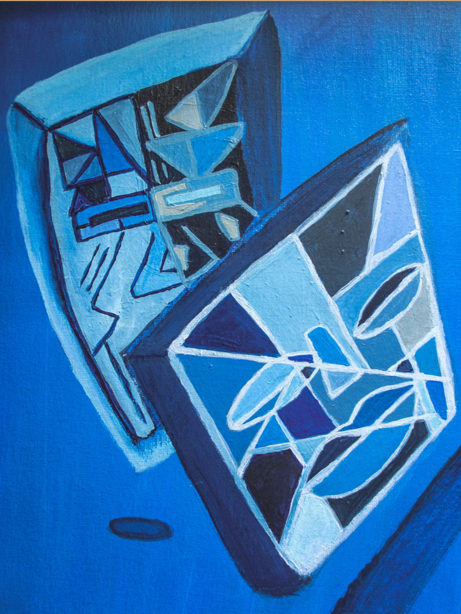 BLUE MASK (PRINT ONLY)