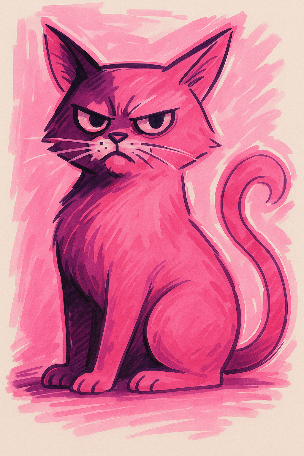 Pink Mood (illustration)