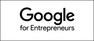 Google logo with black background