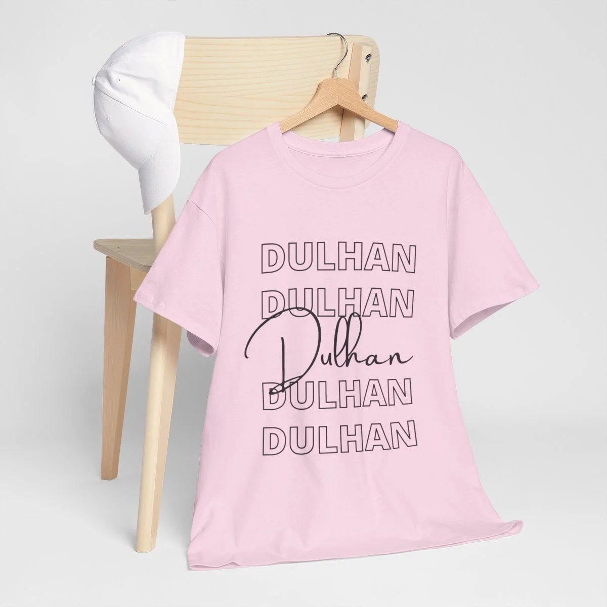 Now Trending: Dulhan Energy 💕✨

For the brides who are soaking in every moment &mdash; from chai runs to wedding countdowns. Our Dulhan tee is made for pre-wedding events, bridal errands, mehndi mornings, airport fits, and everything in between.

Be