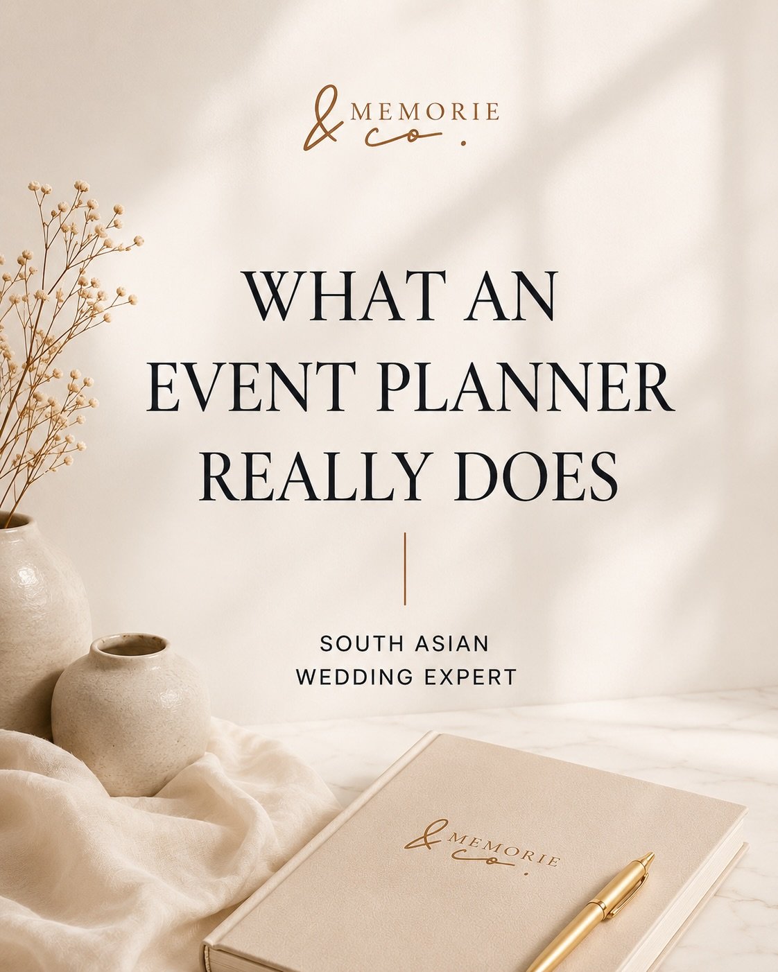 Planning an event should feel exciting, meaningful, and memorable &mdash; not overwhelming 🤎

At Memorie &amp; Co., our goal is to create events that feel true to you while making the process feel smooth, intentional, and stress-free along the way.
