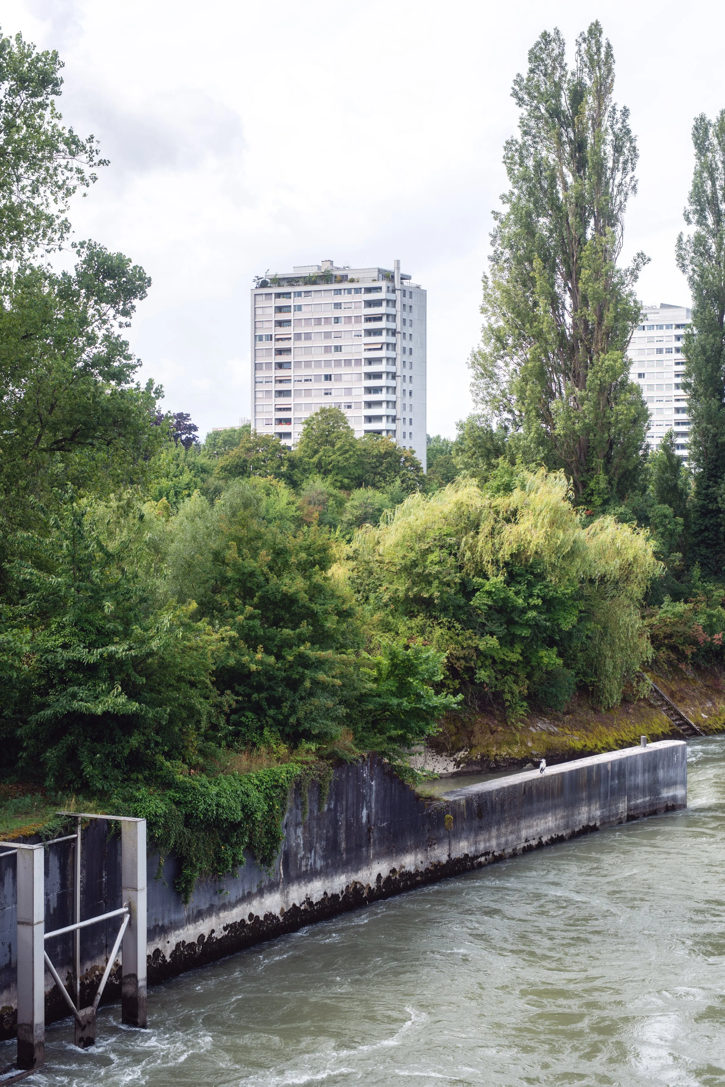  Residential building seen from Kraftwerk Birsfelden 