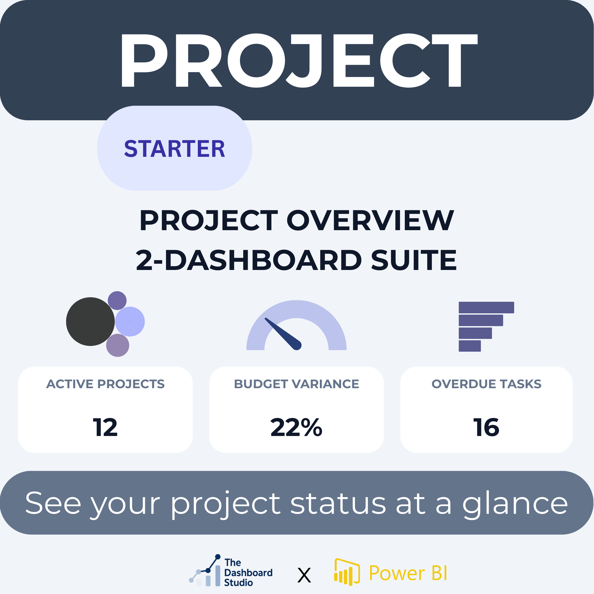 Project Starter Kit (Set of 2) - Project Overview Dashboard & Task Tracker