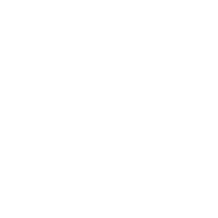Outline drawing of a tall multi-story office building with a smaller attached building, set on a base line.