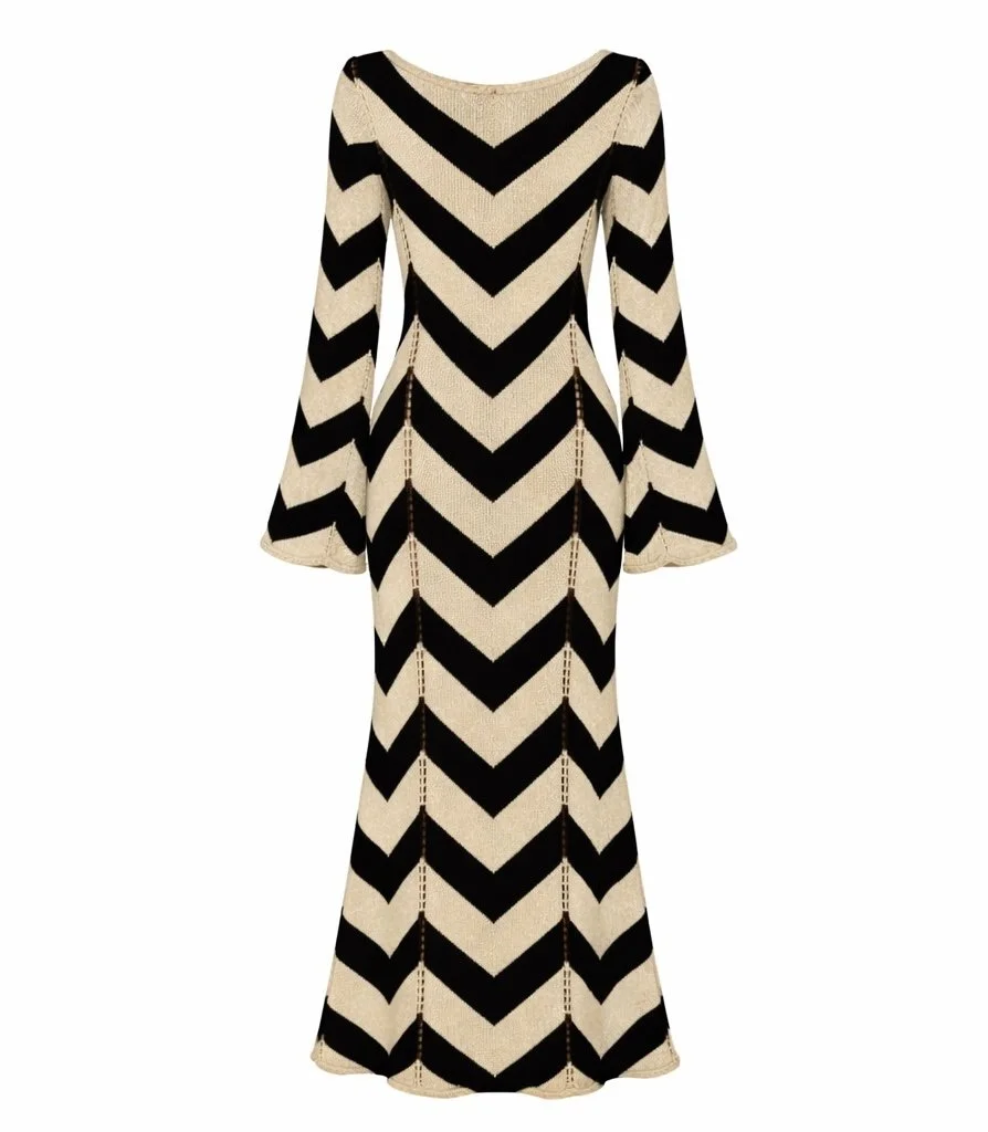 Back of beige & black dress 2.jpg