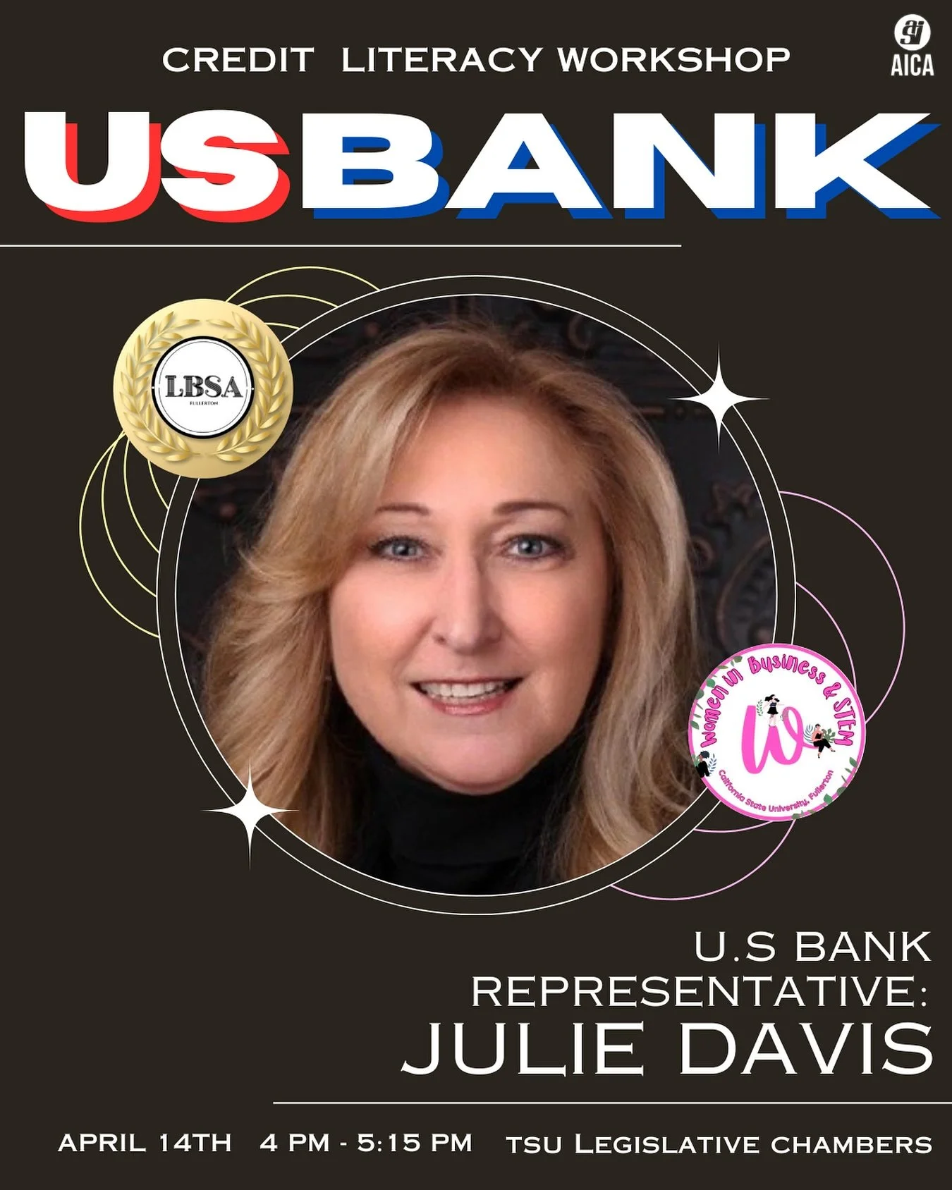 Ready to take control of your credit?💳💡 
Join us for a Credit Literacy Workshop in collaboration with U.S. Bank 🏦 featuring Julie Davis, U.S. Bank Representative! 
Learn how to build credit, manage debt, and level up your financial game! 📈 

📅 D
