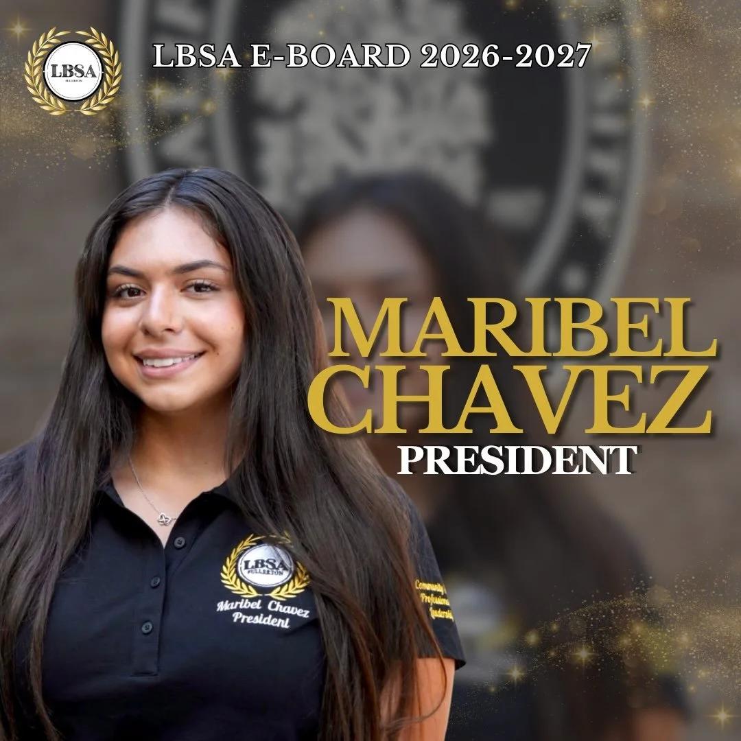 ✨Introducing LBSA&rsquo;S 2026-2027 President, Maribel Chavez✨

Swipe to get to know more about Maribel!