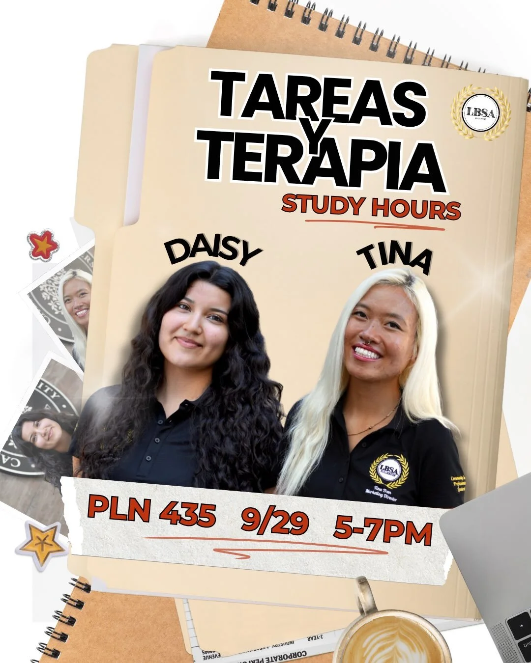 Missed the first week of study hours? Good thing week 2️⃣ of study hours is here📚🙈

This week we have:

📍Daisy &amp; Tina ⭐️ Tuesday 9/29 @ 5pm-7pm in PLN 435
📍Matthew &amp; Sophia ⭐️ Wednesday 9/30 @ 11am-1pm in PLN 440
📍Alexa &amp; Leslie ⭐️ T