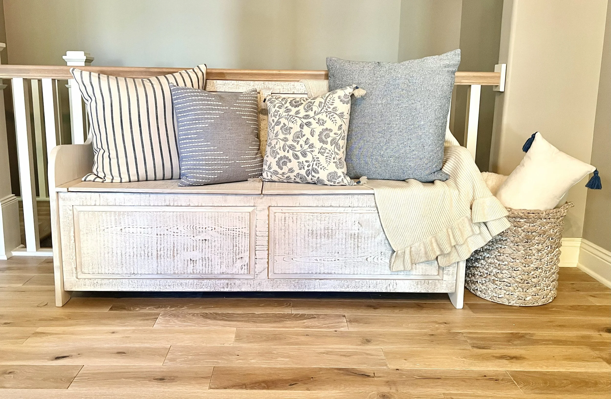 Keep cozy blankets and pillows handy