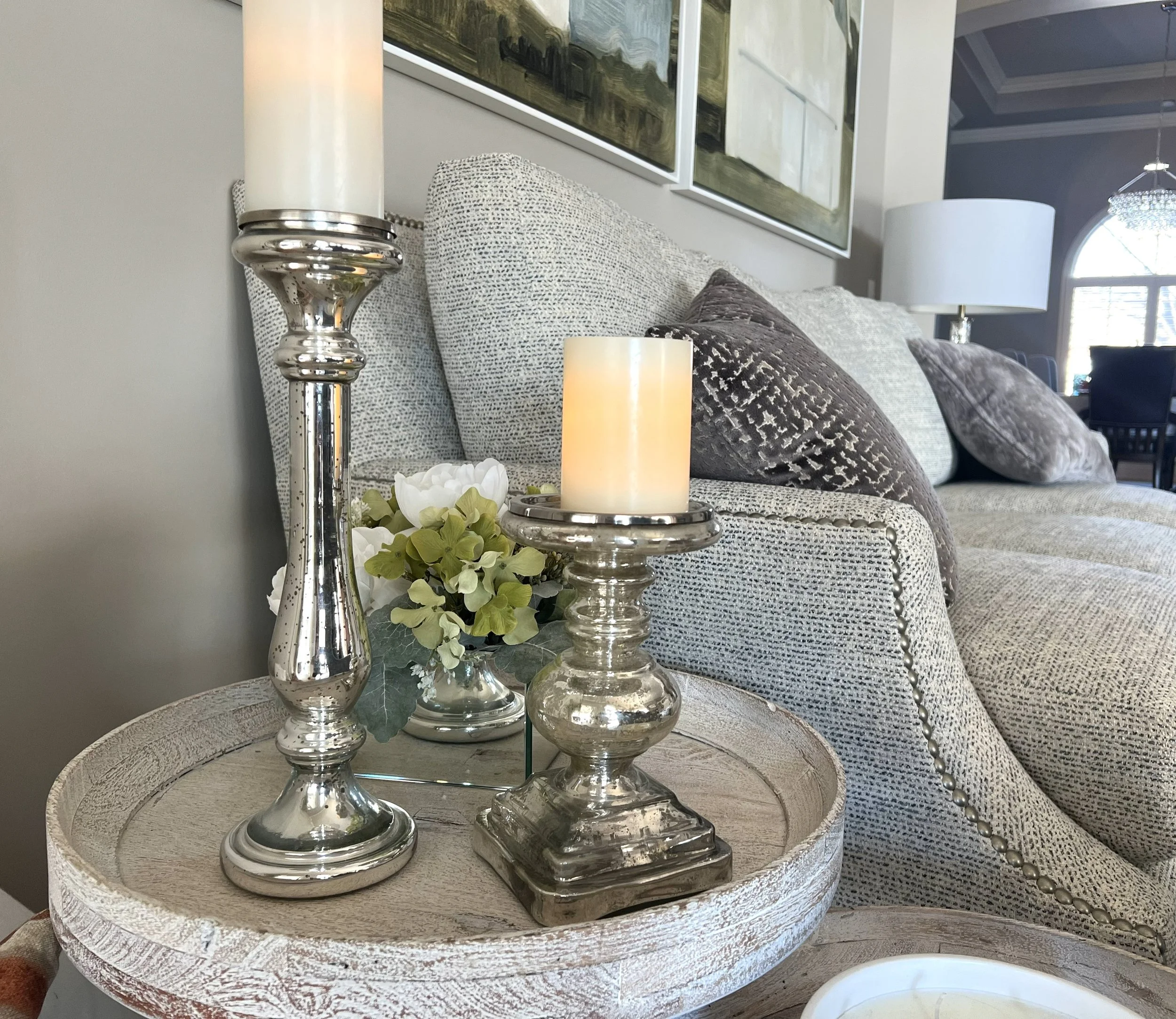 Soft lighting is calming. Use flameless candles for less hassle, especially if you have kids