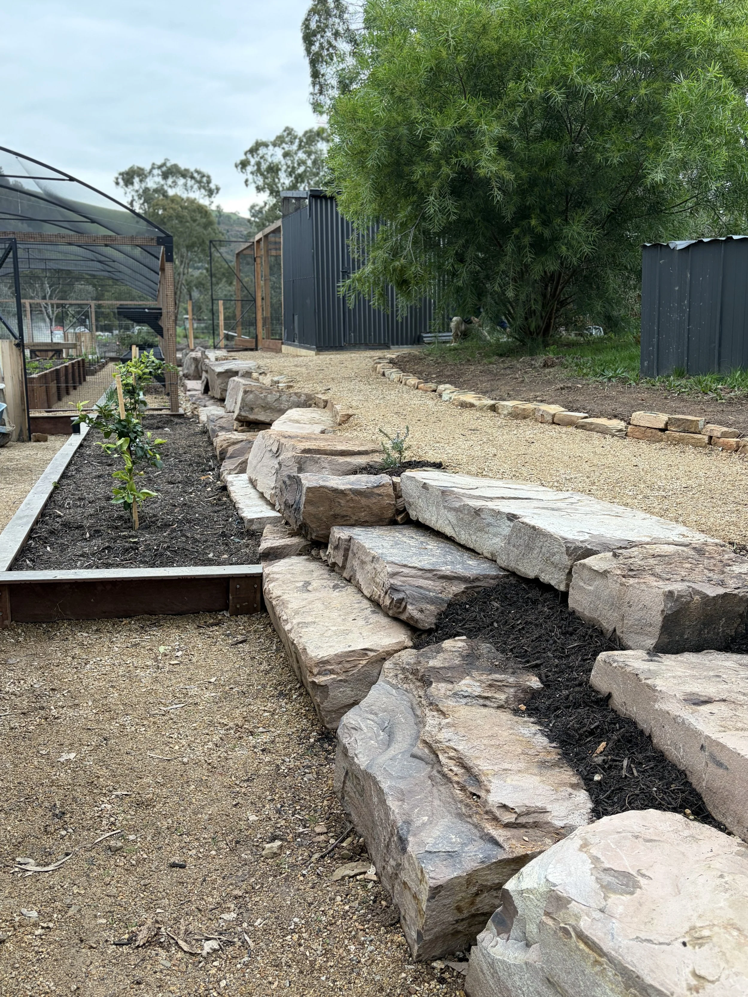 Rock retaining and stairs .jpeg