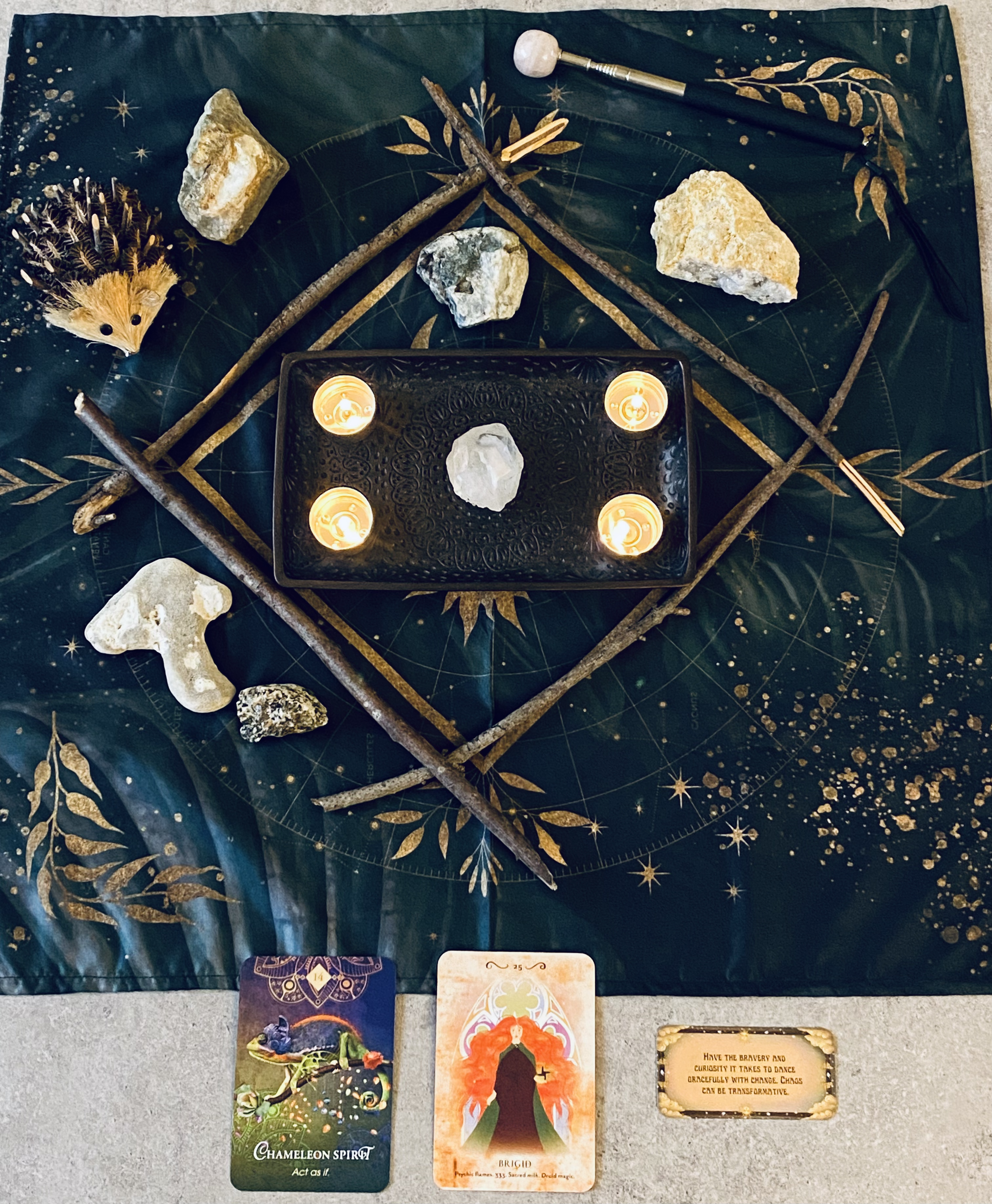 A beautiful set up for a beautiful Intensive