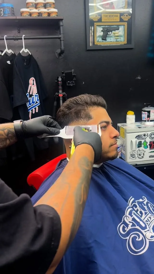 haircut w eyebrows on the boy @twisted_805 ๐ช