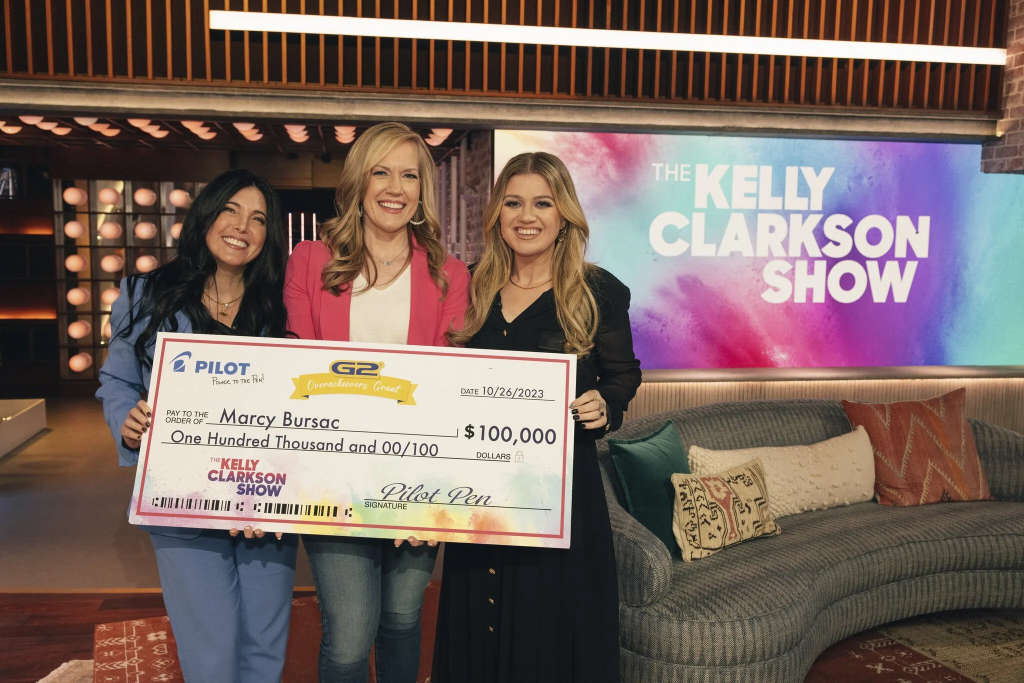 The Kelly Clarkson Show — Awarded $100K for Foster Care Adoption Advocacy