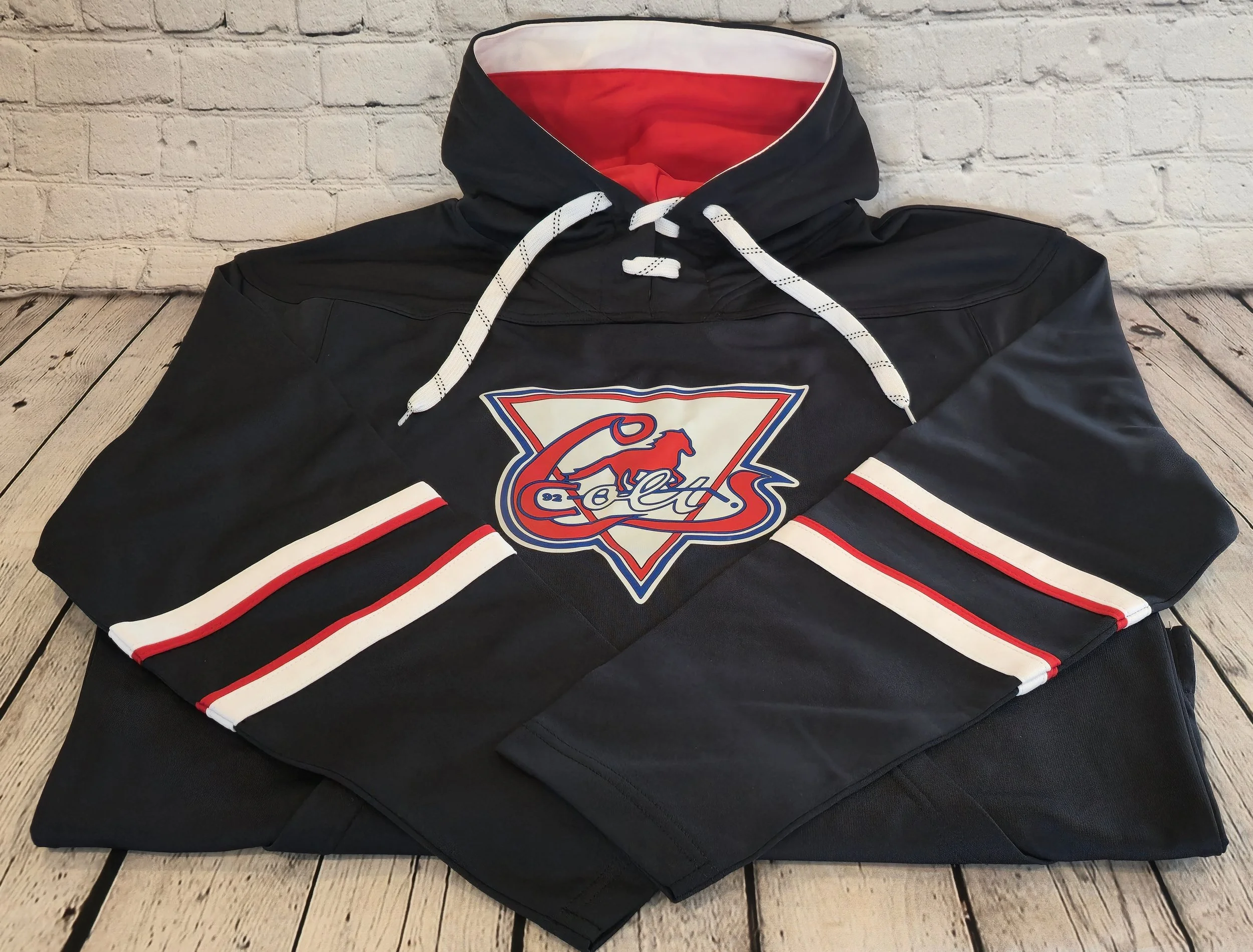 Adult jersey hoodie