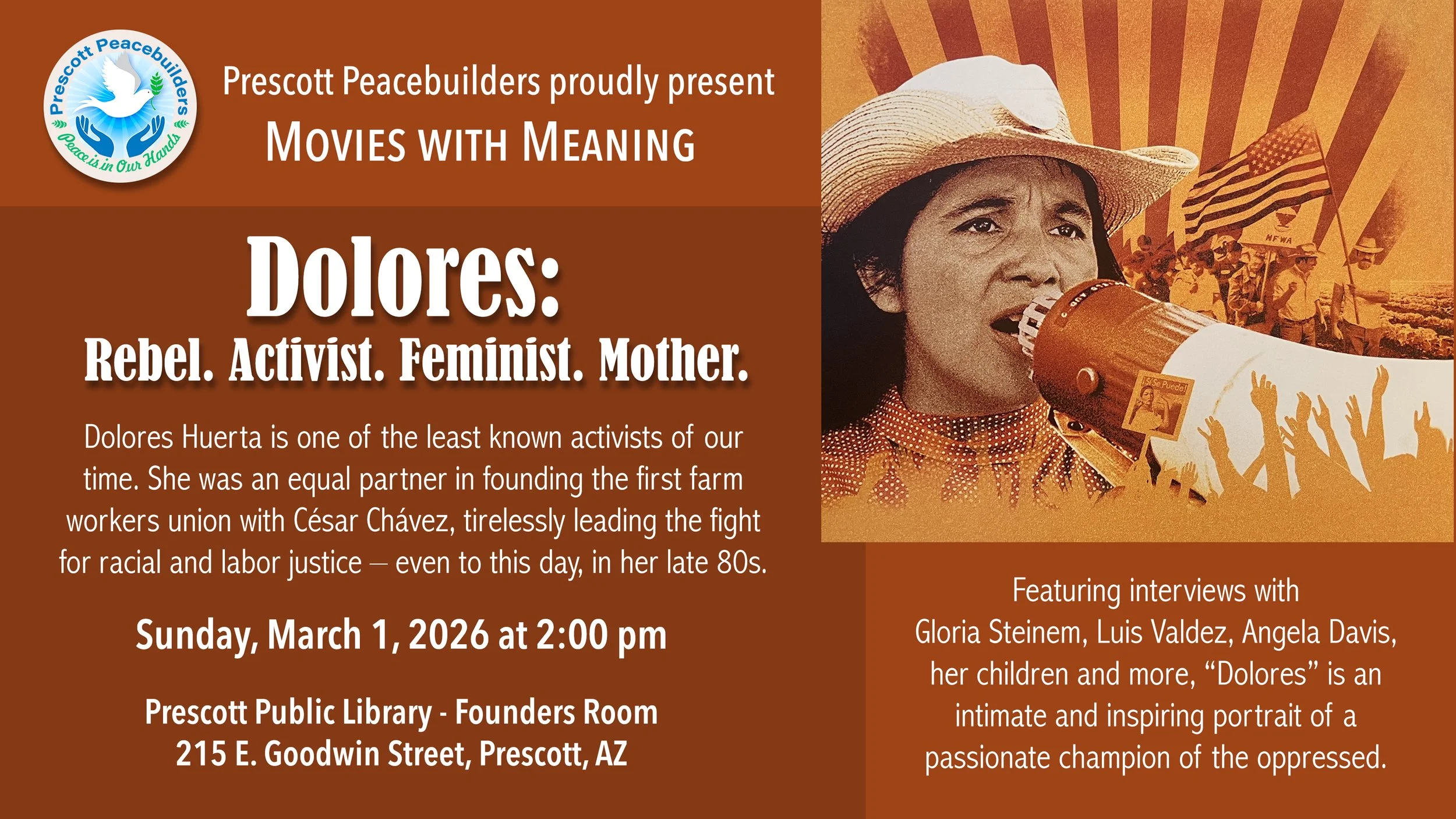 Movies with Meaning: “Dolores: Rebel. Activist. Feminist. Mother.” 