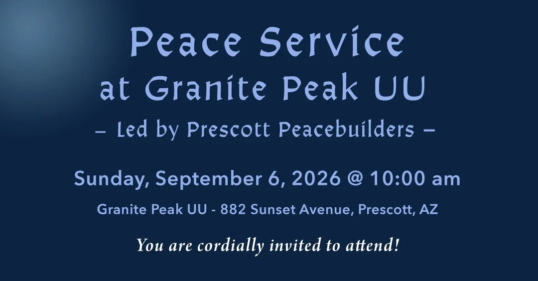 A Peace Service at GPUU