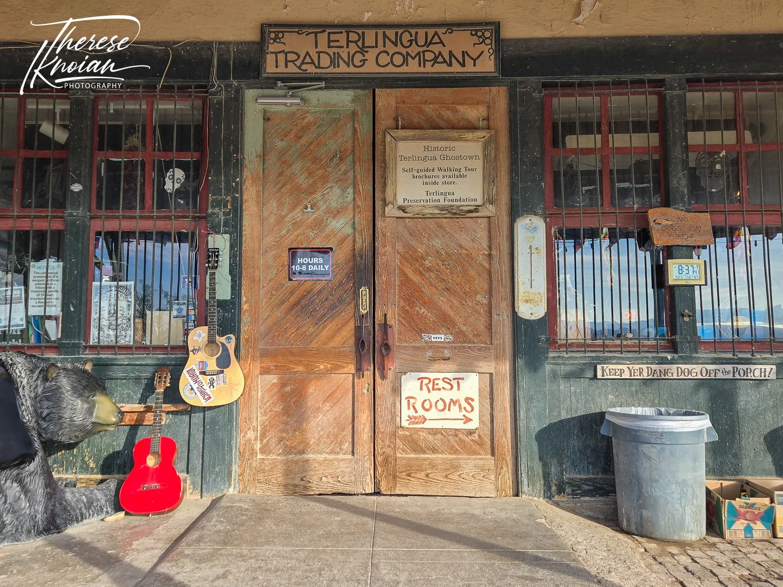 Front entrance of the Terlingua Trading Company
