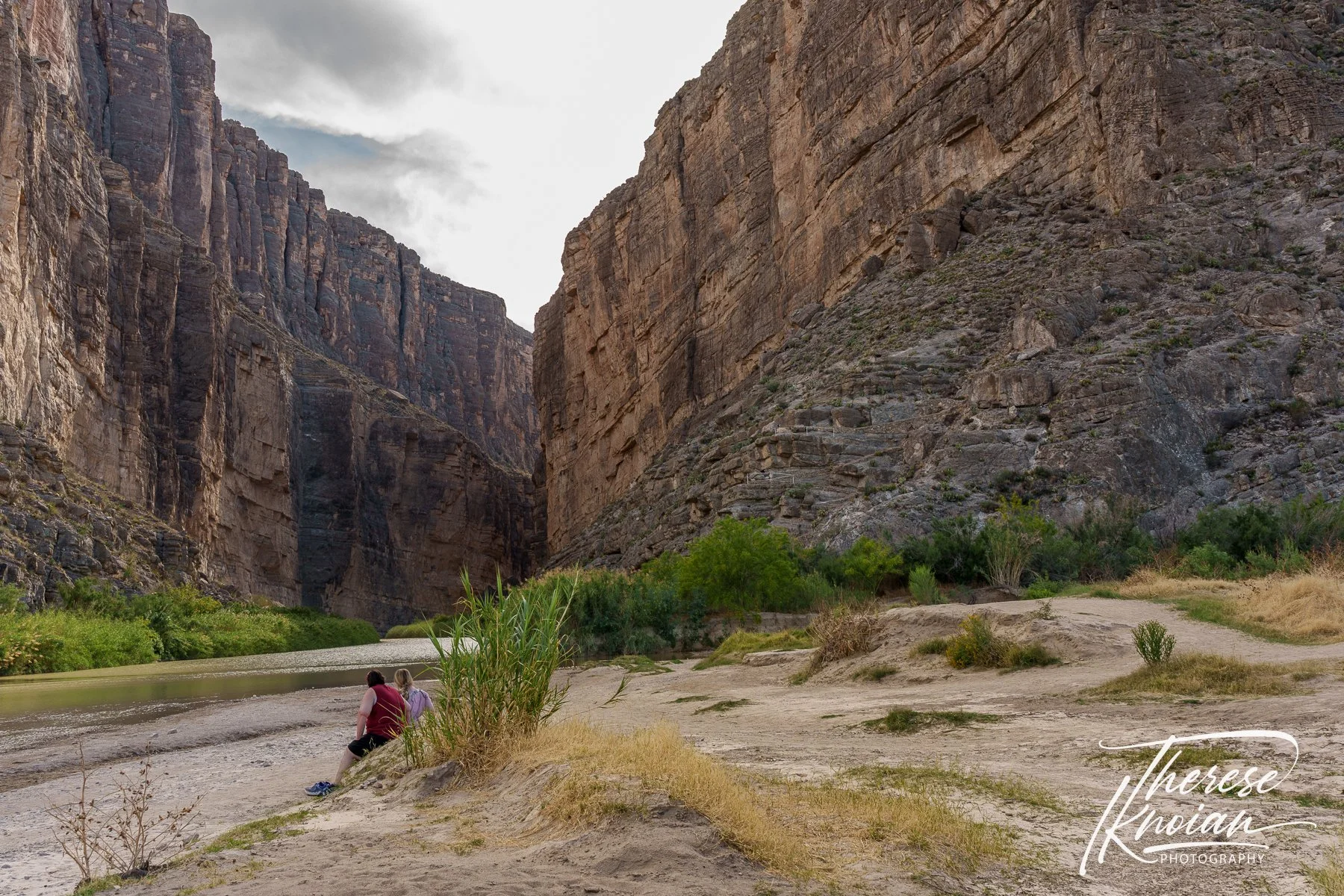 Santa Elena Canyon and the Rio Grande River