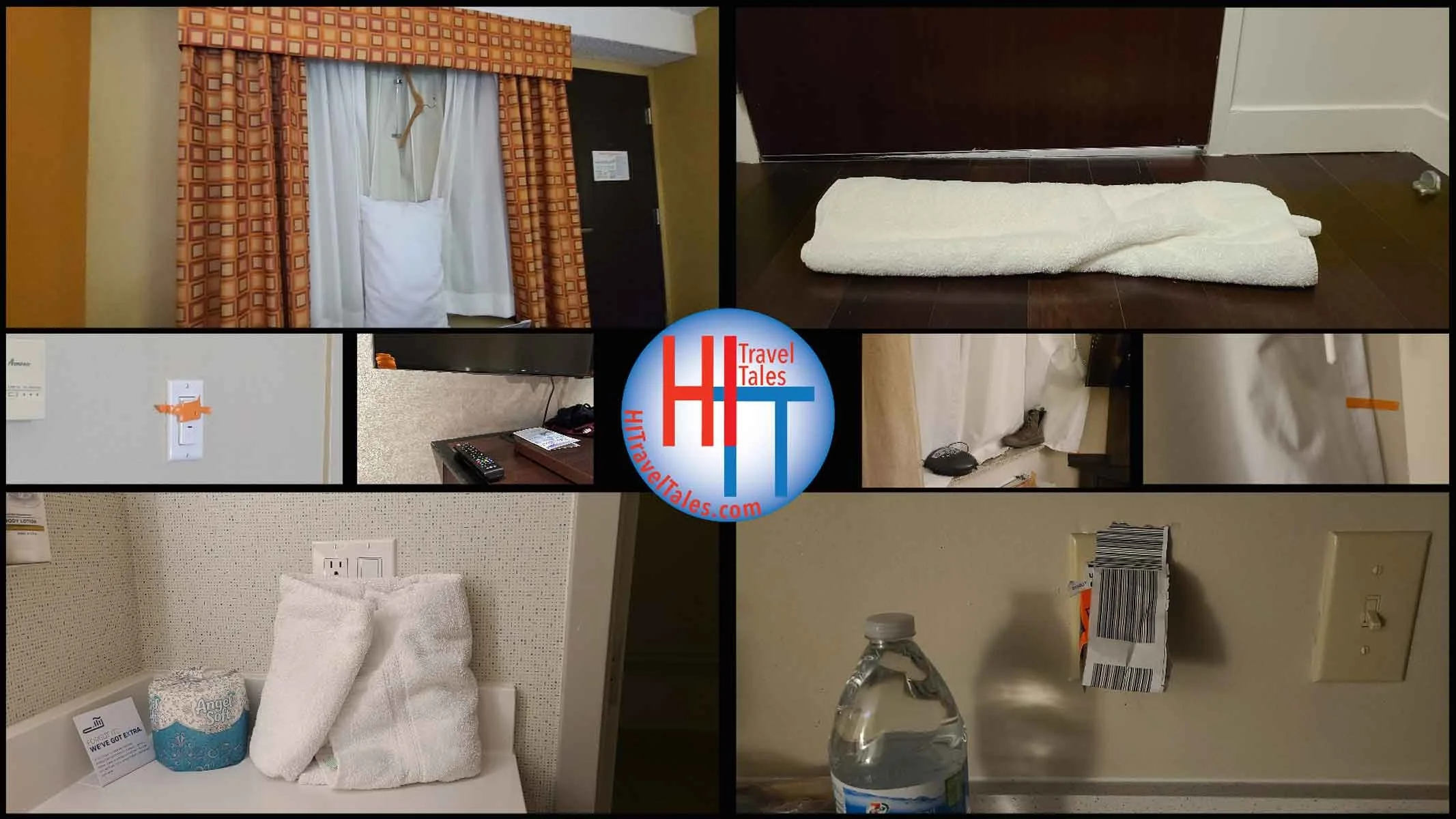 Hotel room hacks for those annoying lights and gaping curtains