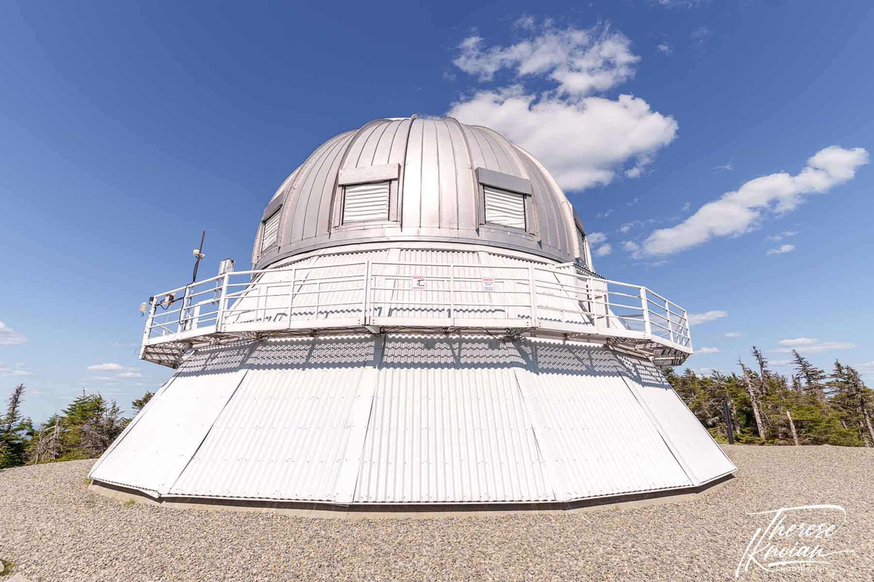 The observatory at Mont Megantic National Park