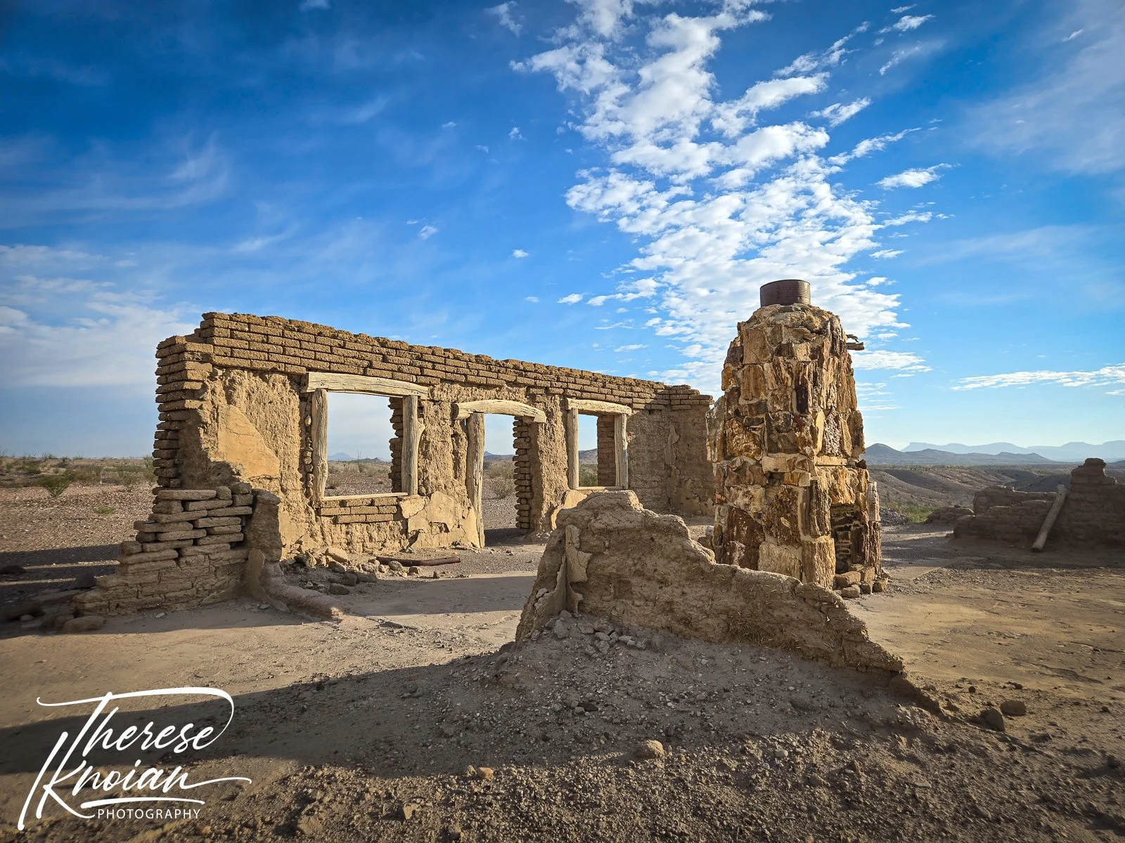 Ruins at Dorgan-Sublett in Big Bend National Park