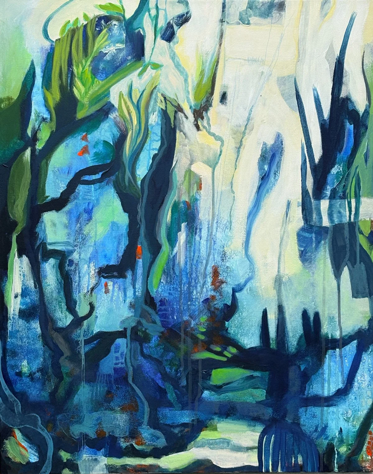 "When Trees Were Born" 30" x 24" Acrylic on Canvas