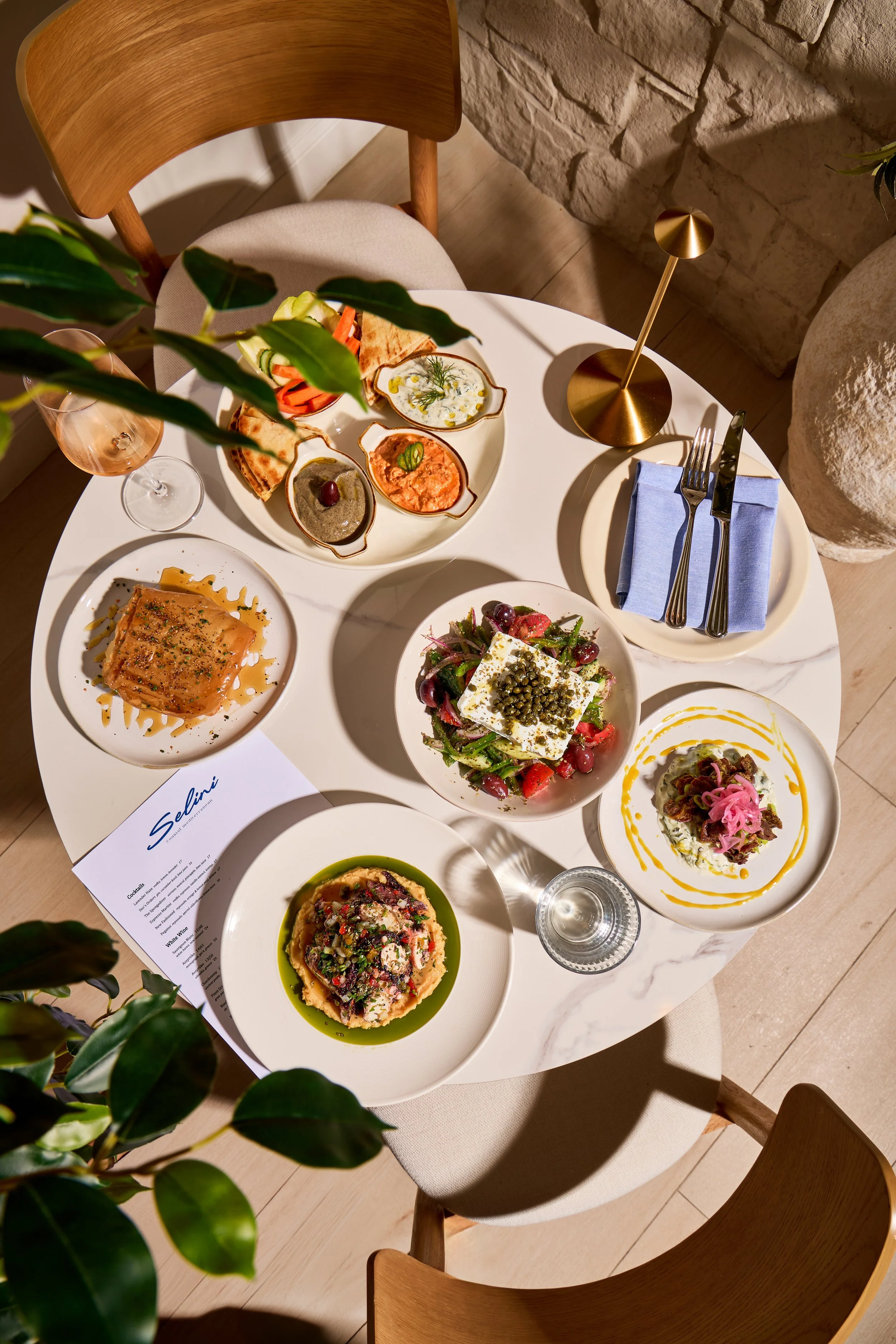 Greek Meze dishes at Selini