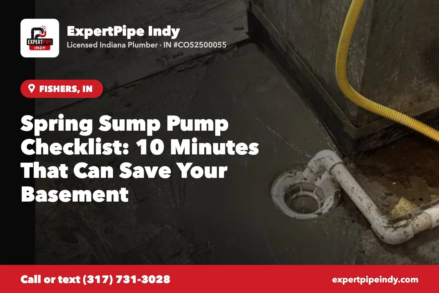 Spring Sump Pump Checklist: 10 Minutes That Can Save Your Basement