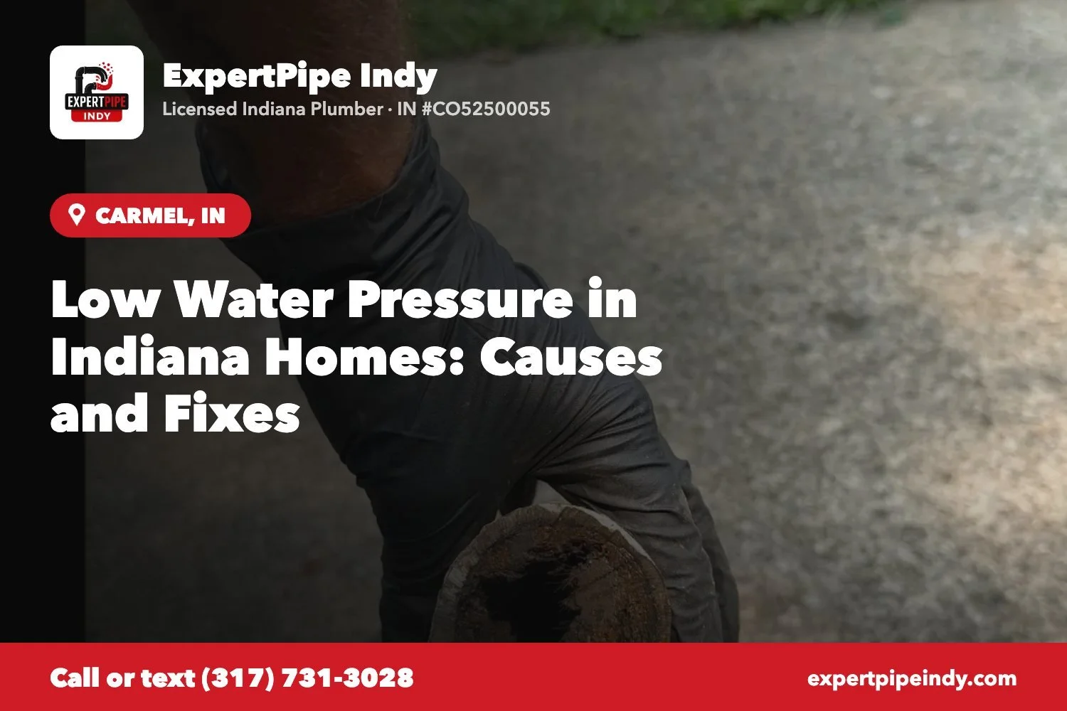 Low Water Pressure in Indiana Homes: Causes and Fixes