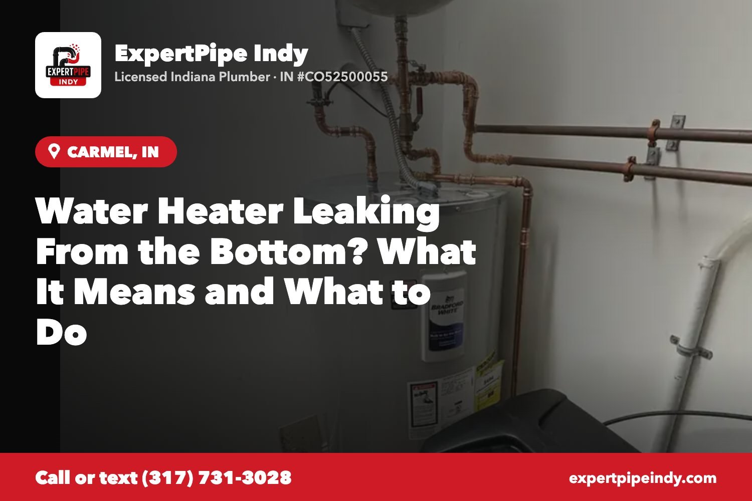 Water Heater Leaking From the Bottom? What It Means and What to Do
