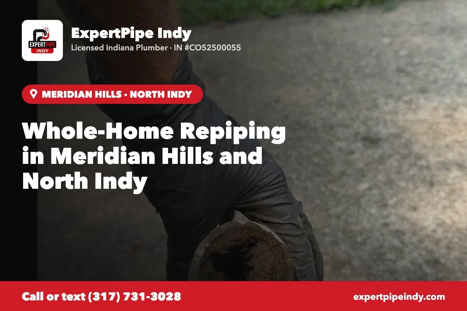 Whole-Home Repiping in Meridian Hills and North Indy