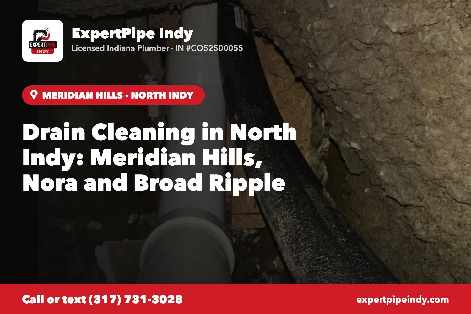 Drain Cleaning in North Indy: Meridian Hills, Nora and Broad Ripple