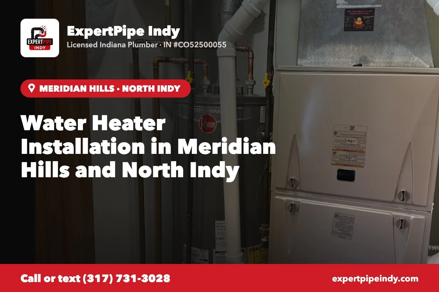 Water Heater Installation in Meridian Hills and North Indy