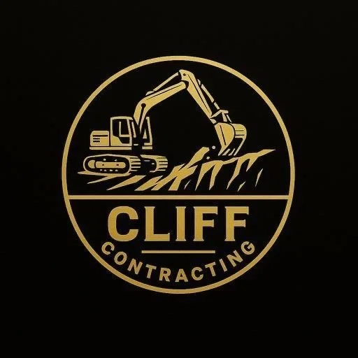 Gold Cliff Contracting excavator emblem
