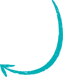 A teal arrow forming a circular motion clockwise.