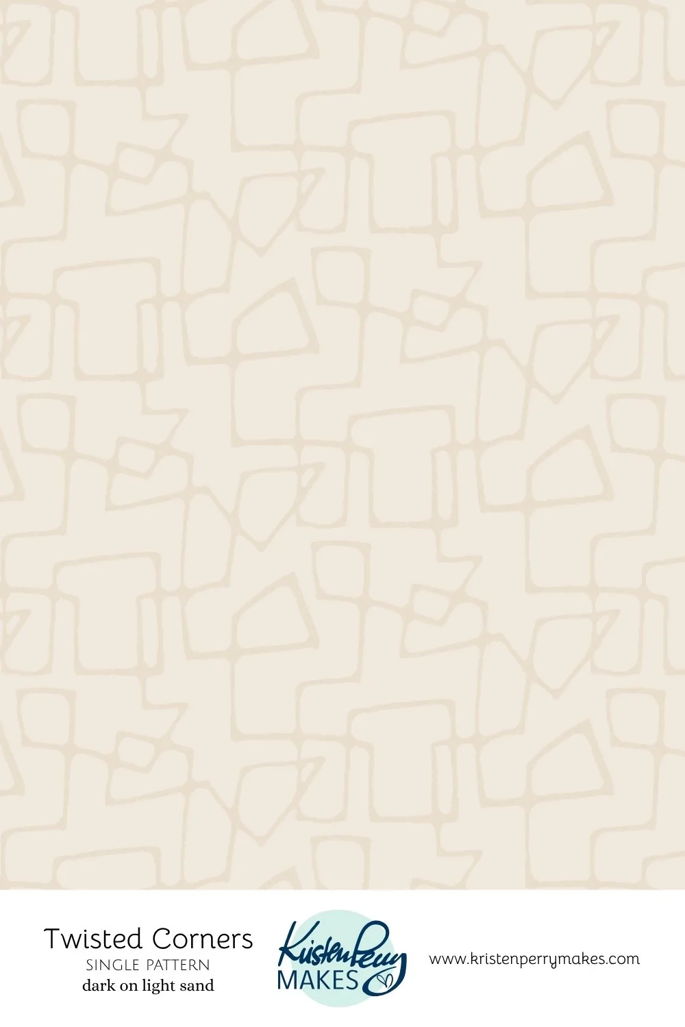 Pattern of twisted corners in light tan and beige colors.