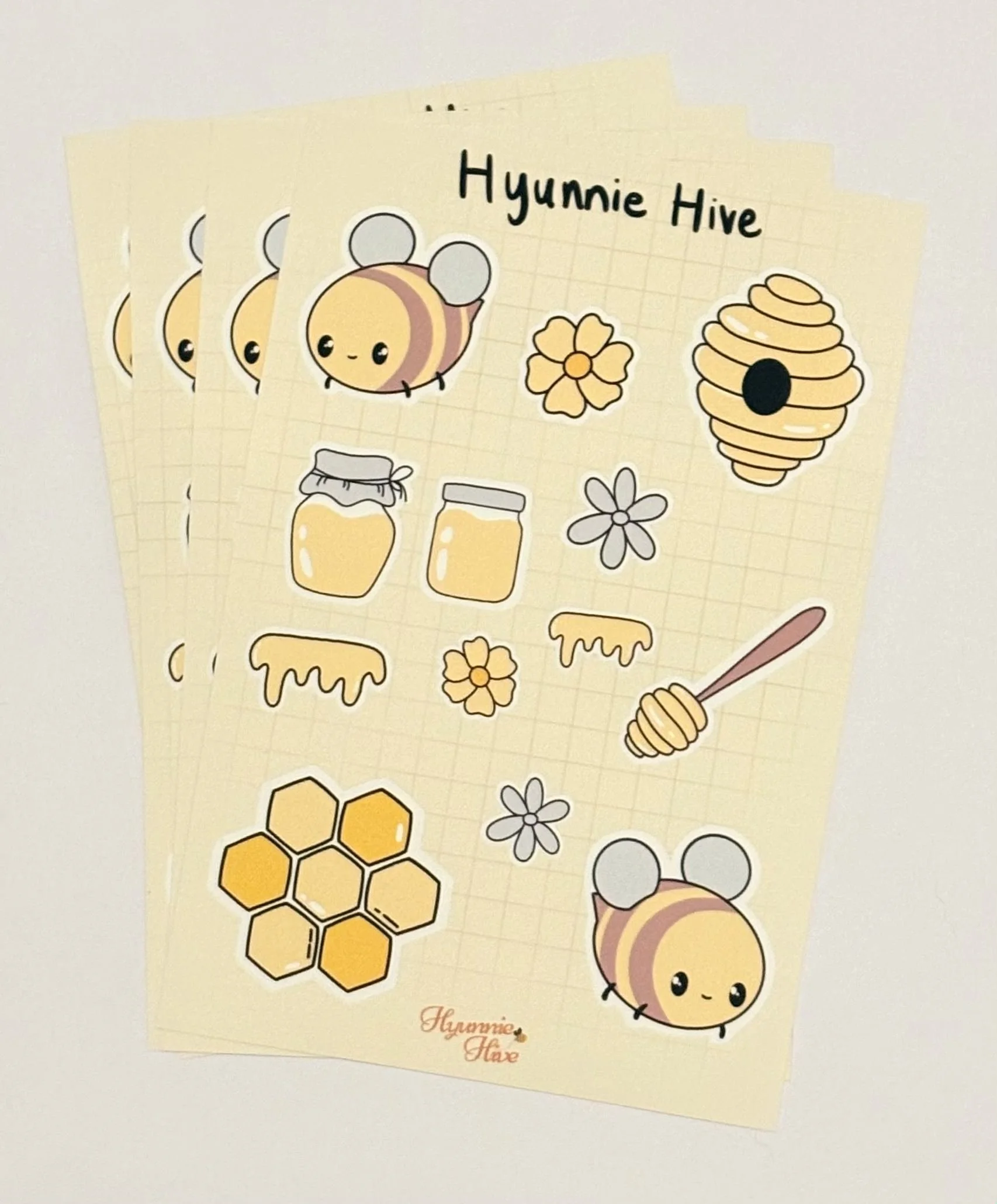 Hyunnie Hive Sticker Sheet