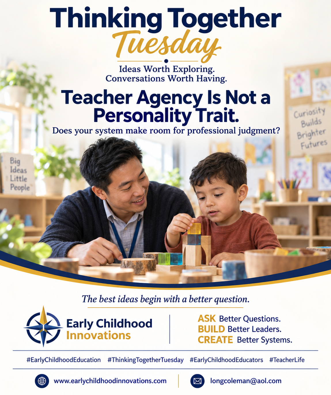 Teacher Agency Is Not a Personality Trait: What the Research Means for Early Childhood Systems