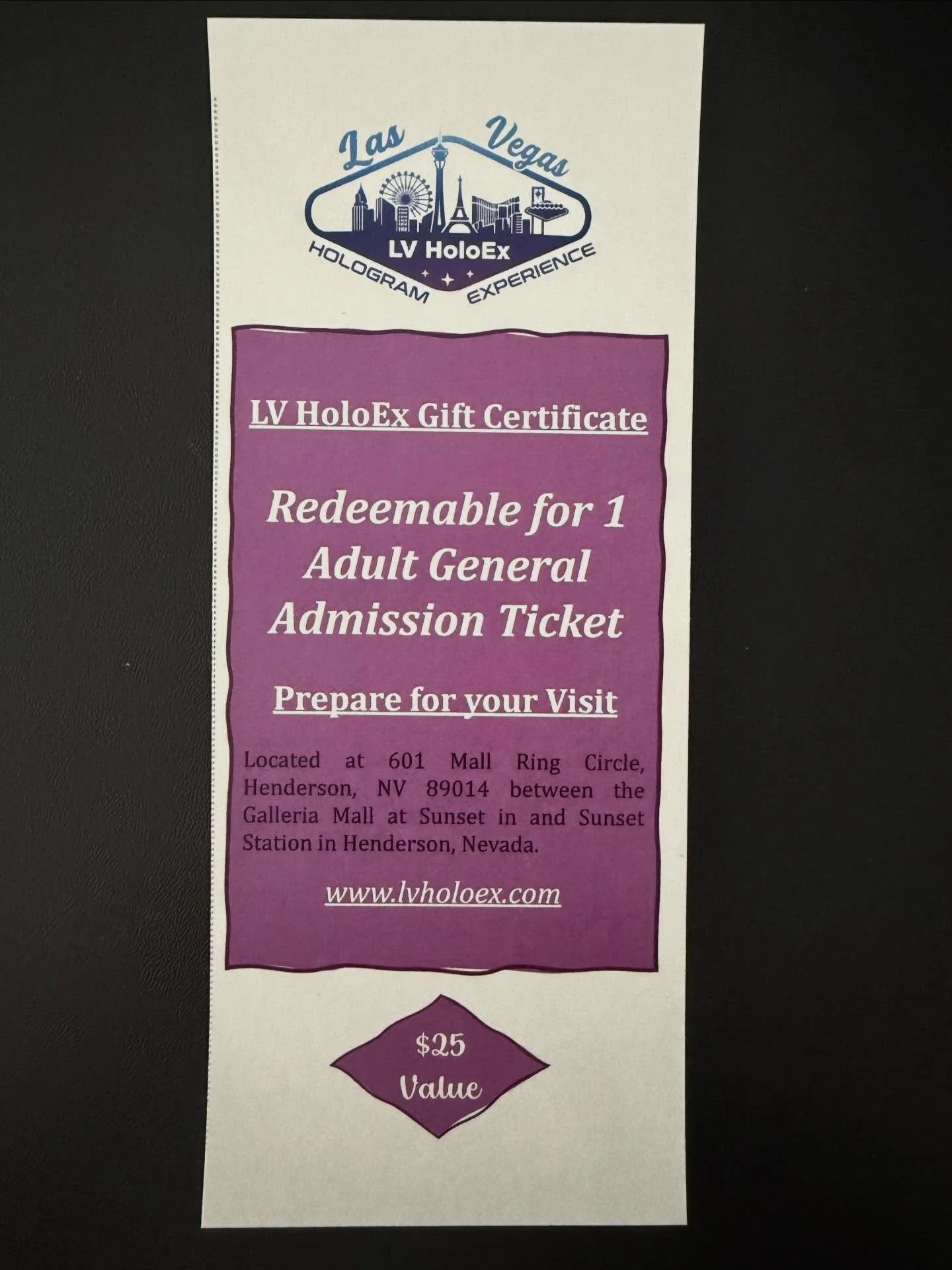 ✨ Make memories this holiday season &amp; into 2026! 

🎁  Still need to buy a last minute holiday gift or get stocking stuffers for your friends or family? 

🎁 We have gift certificates redeemable for kids &amp; adults in our hologram zoo and our h