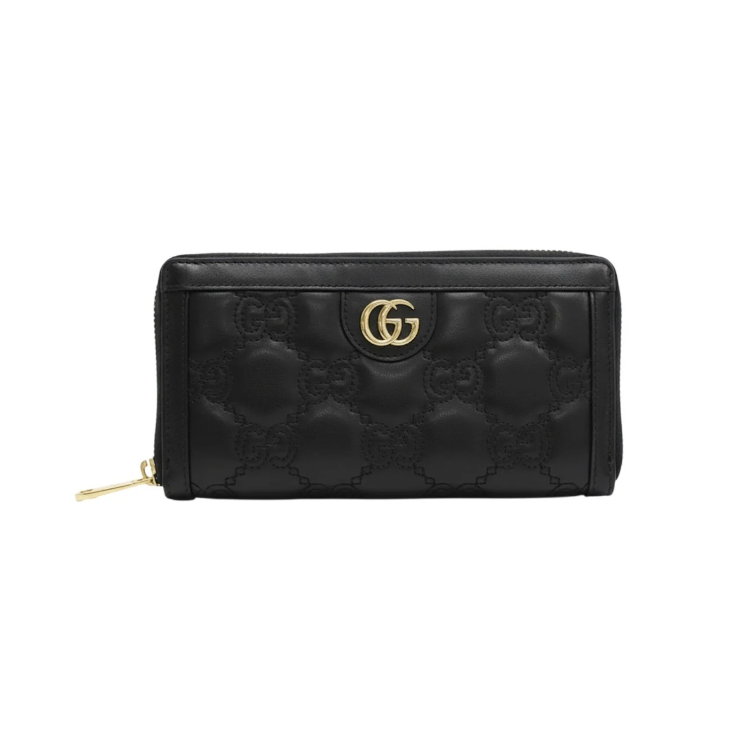 Gucci GG Matelassé Leather Zip-around Wallet